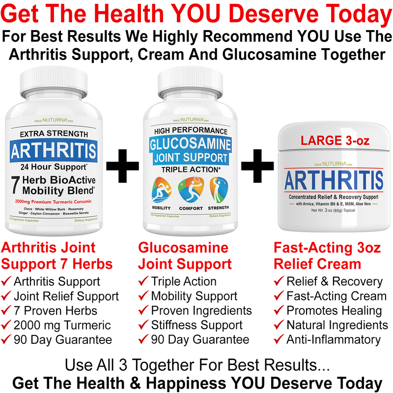 Arthritis 24 Hour Pain Relief Support for Joint, Tenderness & Stiffness Relief