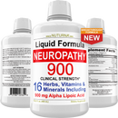 Neuropathy Support Liquid Supplement with 900 mg ALA