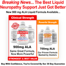 Neuropathy Support Liquid Supplement with 900 mg ALA