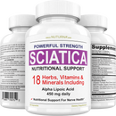 Sciatica Nerve Pain Relief Support with 450 mg ALA Daily Dose
