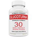 Glucoturna Blood Sugar Support Supplement - 30 Vitamins, Minerals & Herbs with 300mg ALA