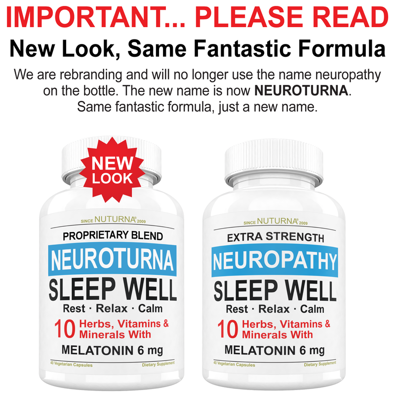 Neuropathy Nerve Sleep Support - Recover Faster with Extra Strength Sleep Formula