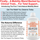 Liquid Turmeric 2000 7 Herb BioActive Mobility Blend for Healthy Joints