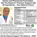 Diaturna Support Supplement - 28 Vitamins, Minerals & Herbs with 300mg ALA