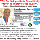 Neuropathy Nerve Sleep Support - Recover Faster with Extra Strength Sleep Formula