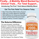 Turmeric 2000 7 Herb BioActive Mobility Blend for Healthy Joints