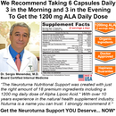 Neuroturna® Neuropathy Support Supplement with 1200 mg ALA Daily Dose