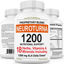 Neuroturna® Neuropathy Support Supplement with 1200 mg ALA Daily Dose